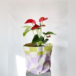 Planter Bag - Yellow And Brown